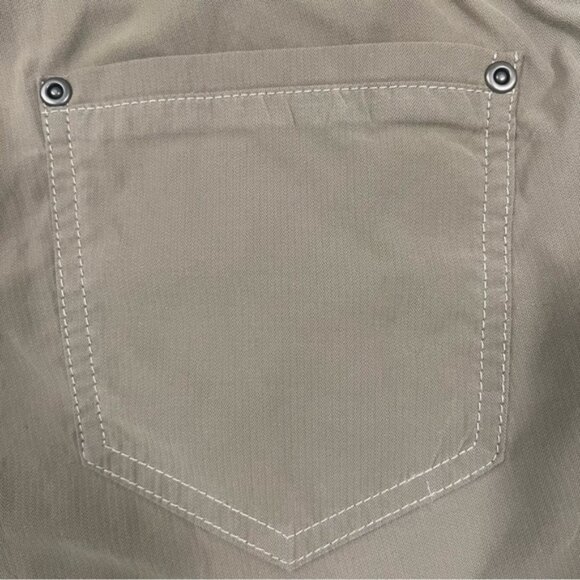 KUHL Outdoor Tan Hiking Shorts | Snap Button, Zip & Drawstring | Women’s Sz 10 - Picture 8 of 10